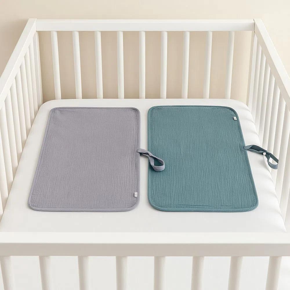 Strong Absorbent Infant Diaper Mat Soft Baby Bed Pad Cute Baby Diaper Changing Pad  Travel