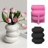 Unique Donuts Shaped Silicone Mold for  Vase Flower Arrangement Vase Resin Molds Desktop Decoration Table Centerpiece