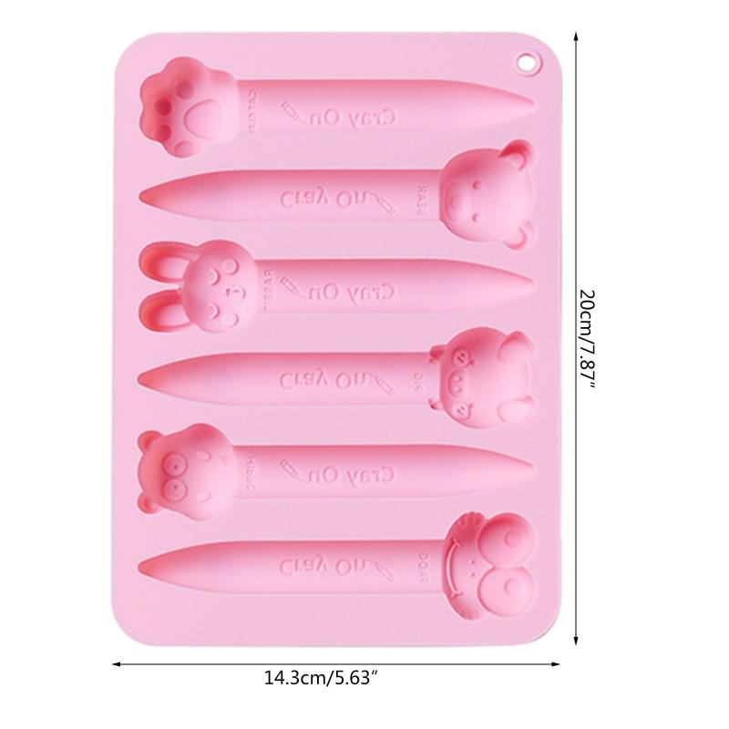 Stampi per Pastelli a Dita Artigianato Fai da Te Stampini in Silicone Forniture per Feste di Compleanno per Bambini Piccoli Adulti Fai da Te per Pastelli con Presa sul Palmo Ornam