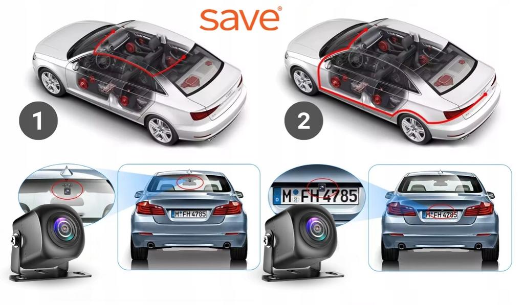 Car Camera Video Recorder Rear View Camera Video Recorder 4K 2K