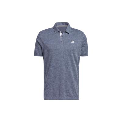Golf Drive Heather Golf Polo Shirt Collegiate Navy IA5451