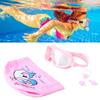 Kids Swimming Goggles Cap Set Waterproof HD Anti Fog With Ear Plugs Nose Clip for Children