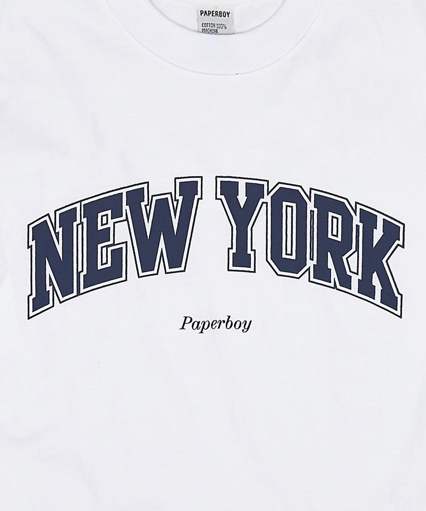 PAPERBOY New York Short Sleeve T-Shirt - White