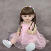 55cm Full Vinyl Baby Doll - Children's Day Gift, Reborn Companion & Bath Toy.