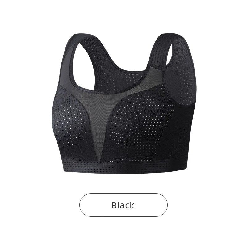 Underwear for Women with Large Busts, Minimizing Appearance, Ultra-Flat, High-Intensity Running, Shockproof, Anti-Sagging, Beautiful Back Vest Bra