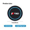 2PCS Silicone Car Coaster Water Cup Slot Non-Slip Pad For Toyota TRD Hilux C-HR Rav4 Avensis Yaris Prius Corolla Camry Auris