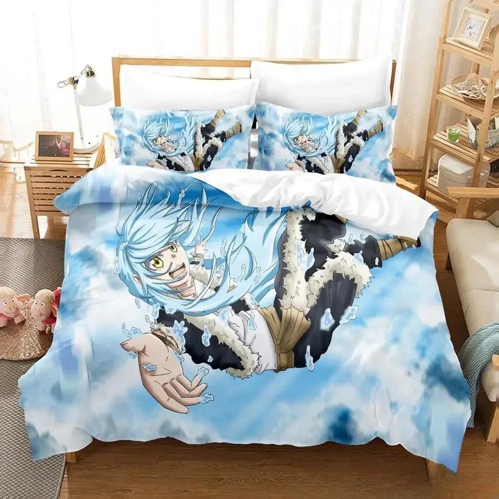 That time i got reincarnated as a slime Beding Set Single Twin Ful Quen King-Sized Dimensionsd Dimensions Bed Linen Set Adult People Kid Bedrom Duvet