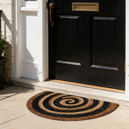 Floor Mat Non-Slip Crystal Velvet Rug 3D Optical Illusion Design Coil Edge Living Room Bedroom Plush Floor Mat Home Decor