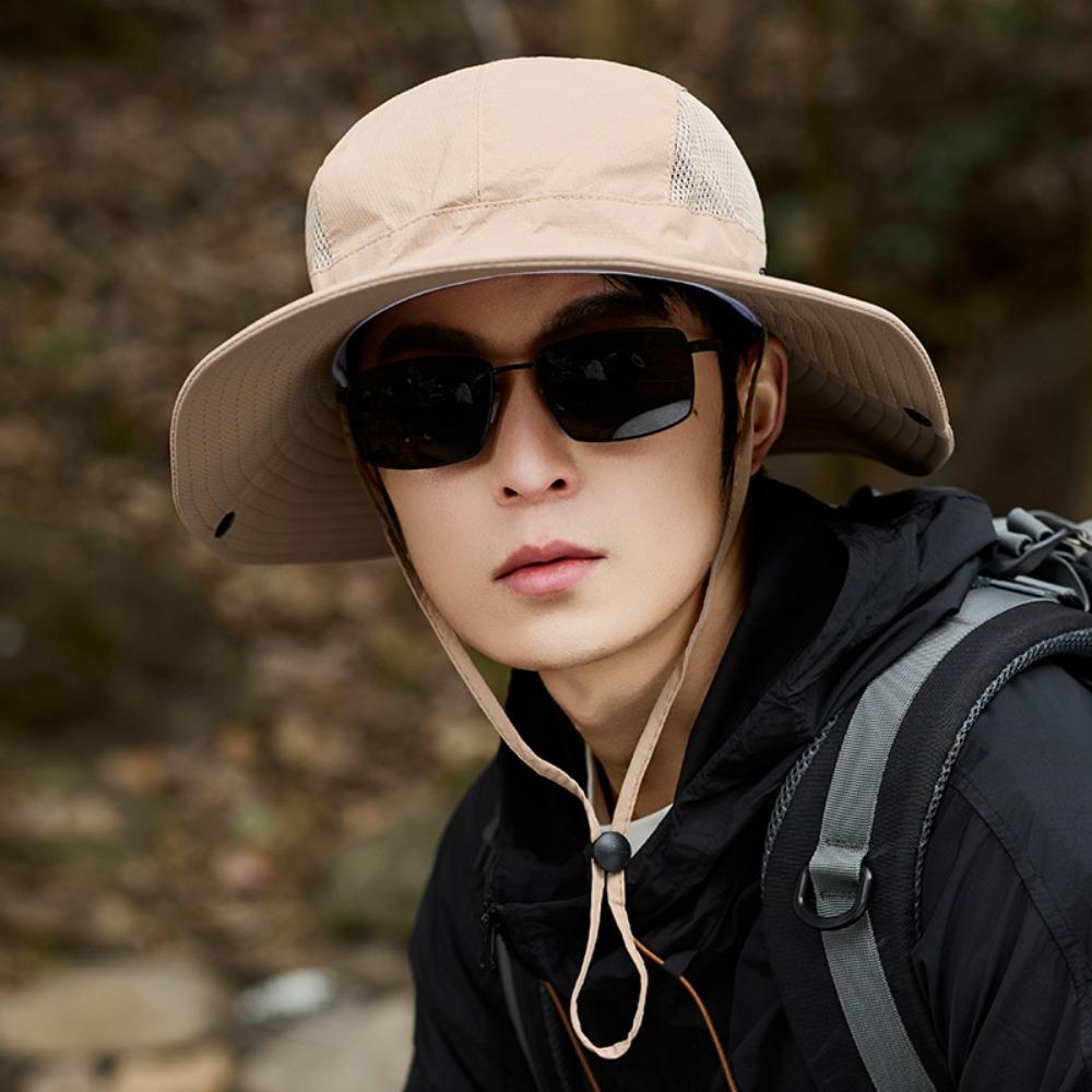 Waterproof Folding Bucket Hat Nylon Hiking Cap Fashion Sun Hat Fishing