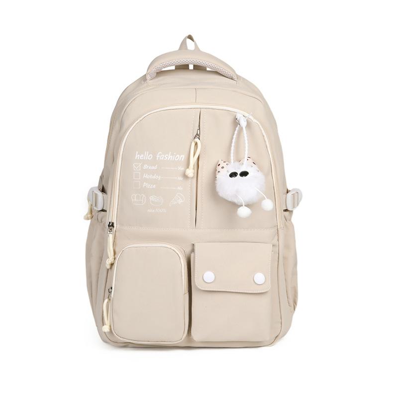 Zaino freddo sale semplice tinta unita stile college zaino festa studenti classe biblioteca studio autonomo zaino senso letterario