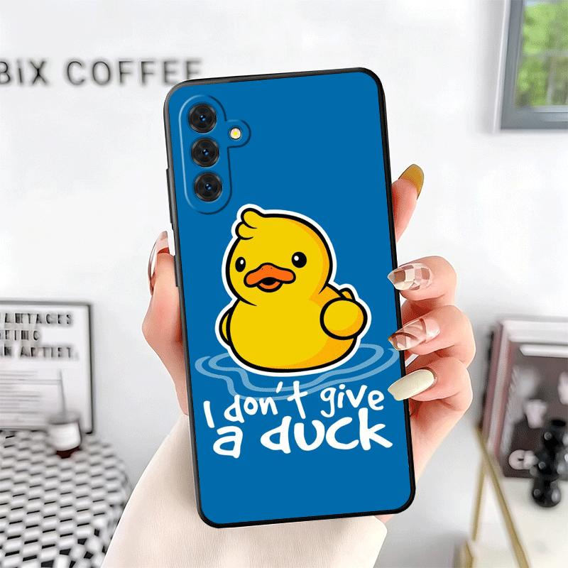 Funny Cute Cartoon Duck Soft Phone Case for Samsung A17 A37 A57 A16 A26 A36 A56 A15 A25 A35 A55 A14 A24 A34 A54 A13 A23 A33 A53