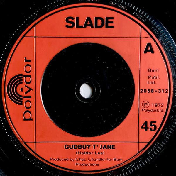 

7-дюймовая пластинка SLADE Gudbuy T Jane 2058312 Polydor 1972 Япония Рок Б/у