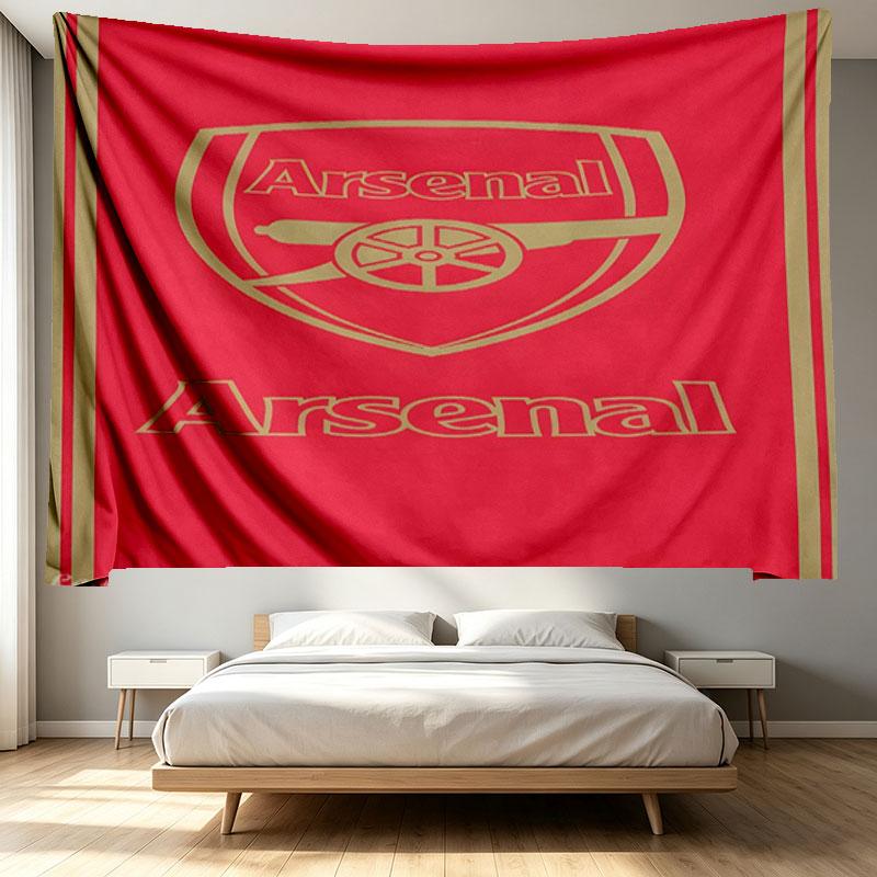 football team.C Print Tapestry - Portable Wall Decor Cloth, for Home, Dorm, Travel, Bedroom, Living Room - Ideal Birthday Housewarming Gift