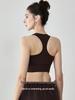 Women's Summer Slimming Racerback Yoga Bra with Chest Pads - Beautiful Back Design