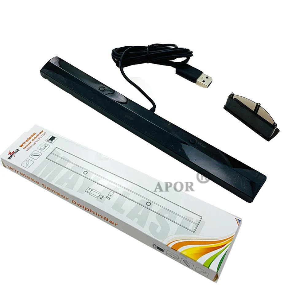 NEW MayFlash Wireless Sensor Dolphin Bar for Wii Remote Plus Controller To for Windows PC Support-Bluetooth  for Wii Kids Games