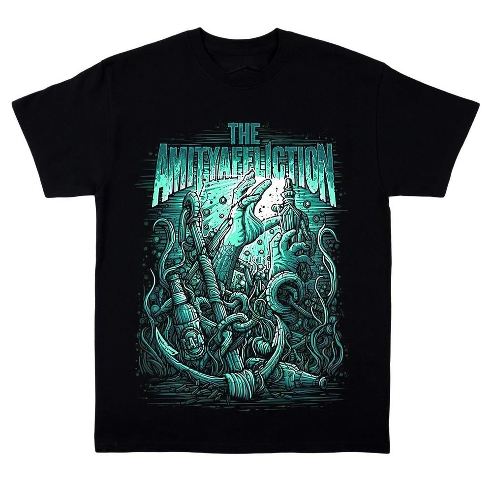 The Amity Affliction Katoen Zwart S-4XL Unisex Klassiek Shirt M1301