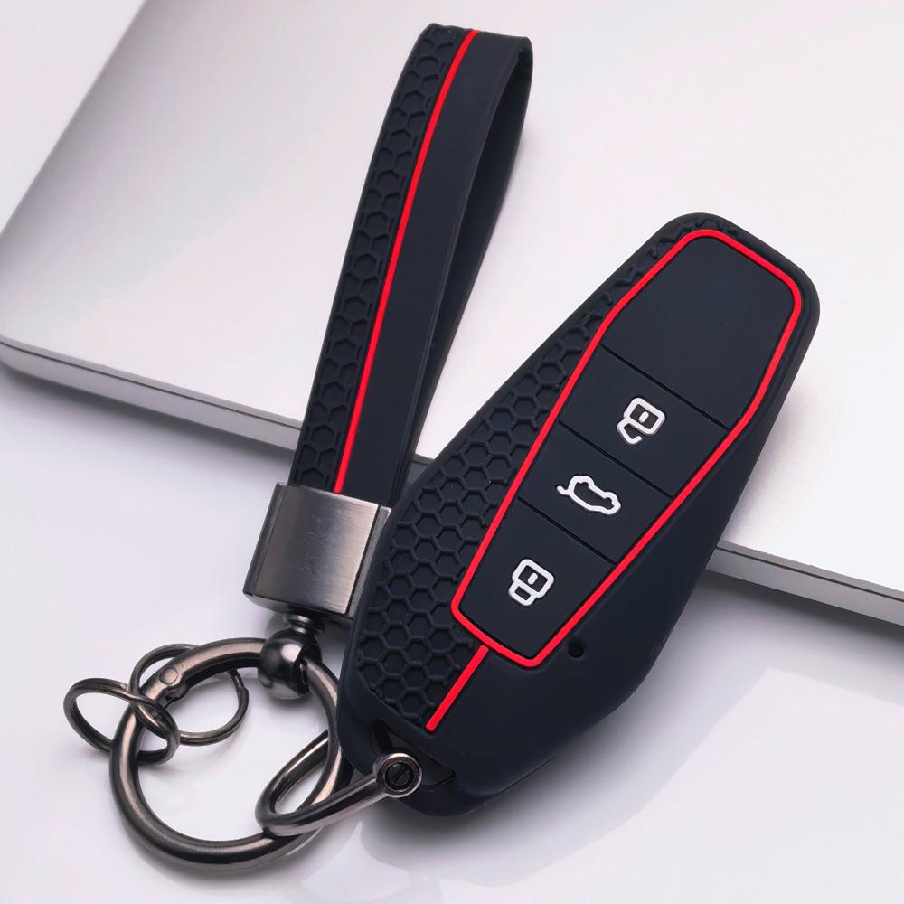 Copri Portachiavi per Chery GT iCAR Shuxiangjia EQ7 AIQAR EQ5 EQ3 con Portachiavi Superficie Antigraffio Struttura Antiurto Texture Morbida al Tatto