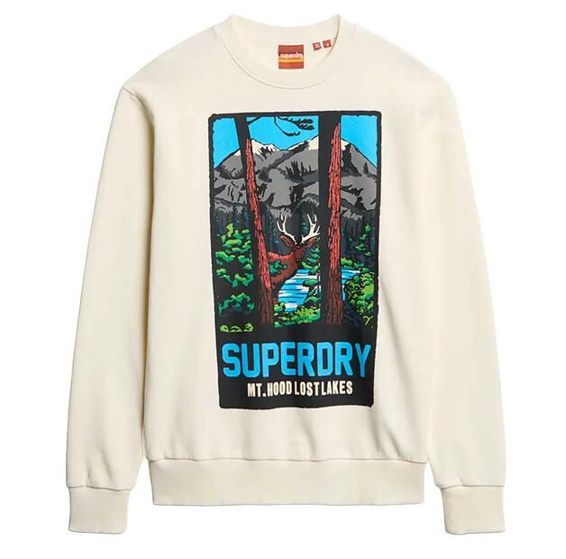Superdry Travel Postcard Graphic Sweatshirt