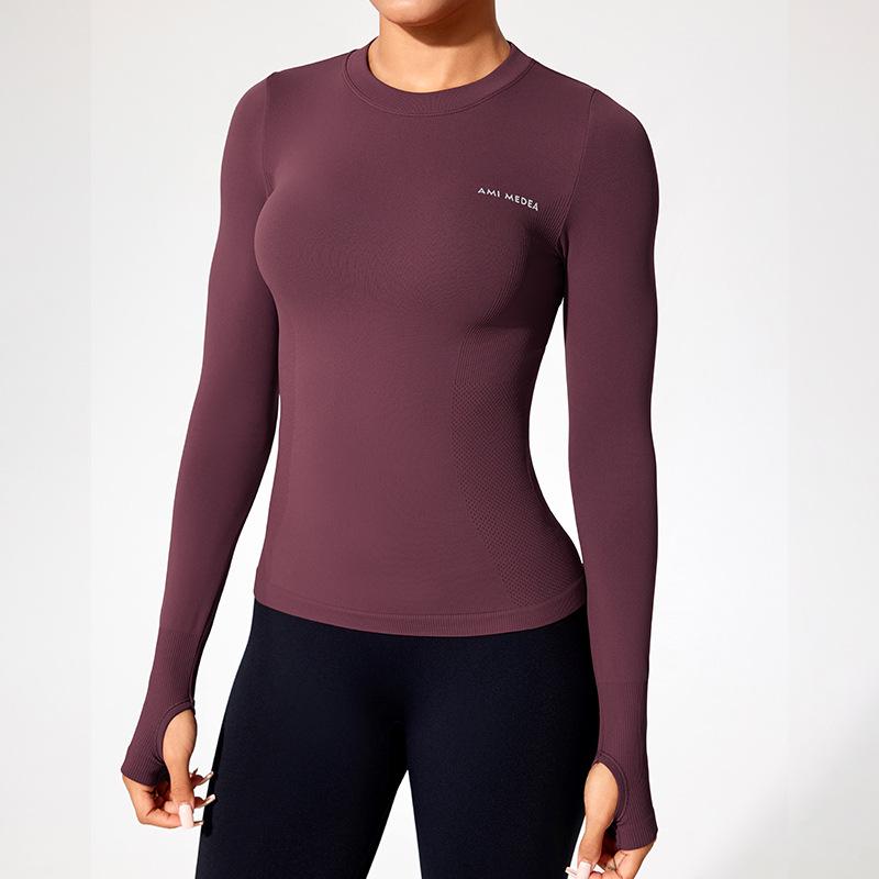 

Женский топ с длинным рукавом облегающего кроя для йоги и фитнеса Extra Large