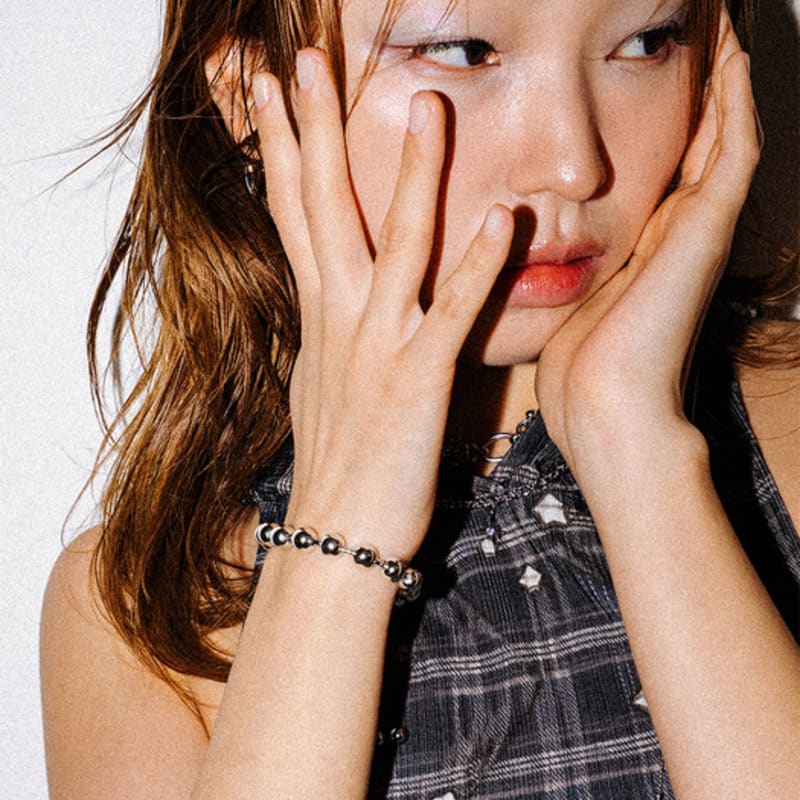 SCALETTO UR010 Bold Ball Chain Bracelet