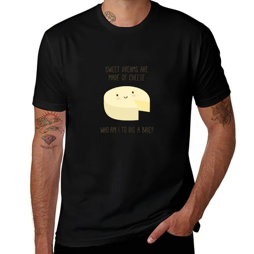 Sweet dreams are made of cheese TShirt Casual Trendy Short Sleeve TShirt