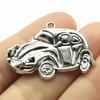 10pcs Antique Silver Color Car Charm Pendants Jewelry Accessories Bus Charms For Jewelry Making Vintage Car Charms Finding