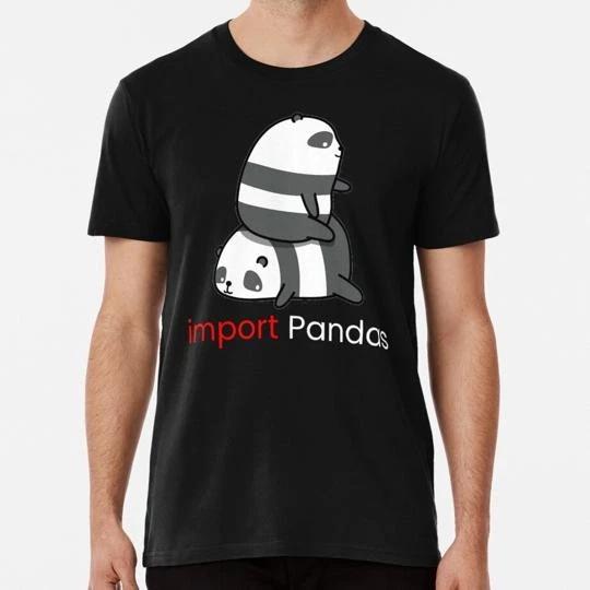 Import Pandas T-Shirt Tee Top Unisex Made in the USA 100% Cotton T-shirt Mens Tees Top XL