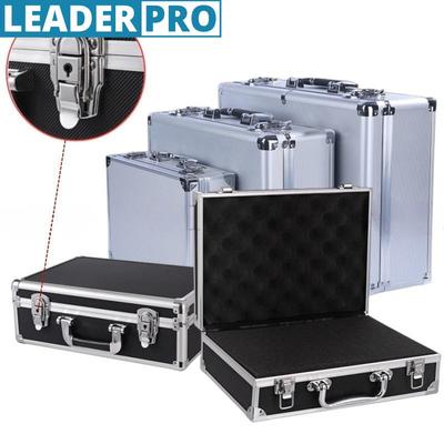 Portable Aluminum Carry Case Password Safety Equipment Instrument Storage Travel Handheld Tool Box with Lock