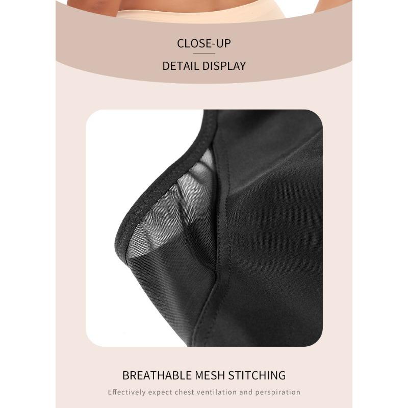 Plus Size Wireless Sports Bra Back Closure Seamless Underwear For Women