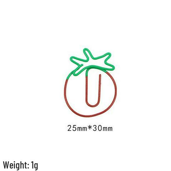 Two-Tone Irregular Metal Paper Clips for Office and Bookmarks