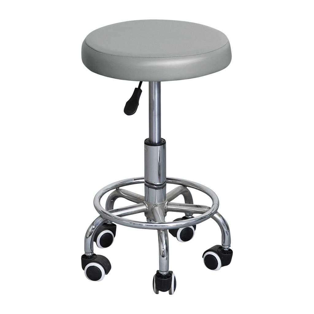 Spot Simple Pu Leather Elastic Round Stool Cover Waterproof Lift Chair Cover Bar Beauty Salon Small Round Stool Seat Cushion Cover
