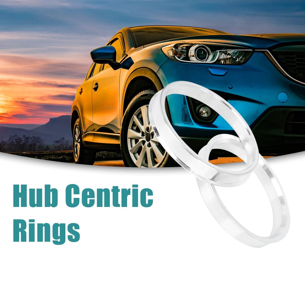 ACROPIX Automotive 60.1mm -54.1mm Hub Centering Wheel Boacenter Silver Tone 4pcs