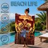 Dragon's Fiery Dance Lord Beach Towel, Microfiber Beach Towel, Perfect For Pool, Beach, Travel, Home Decor Beach Party Fan Gifts