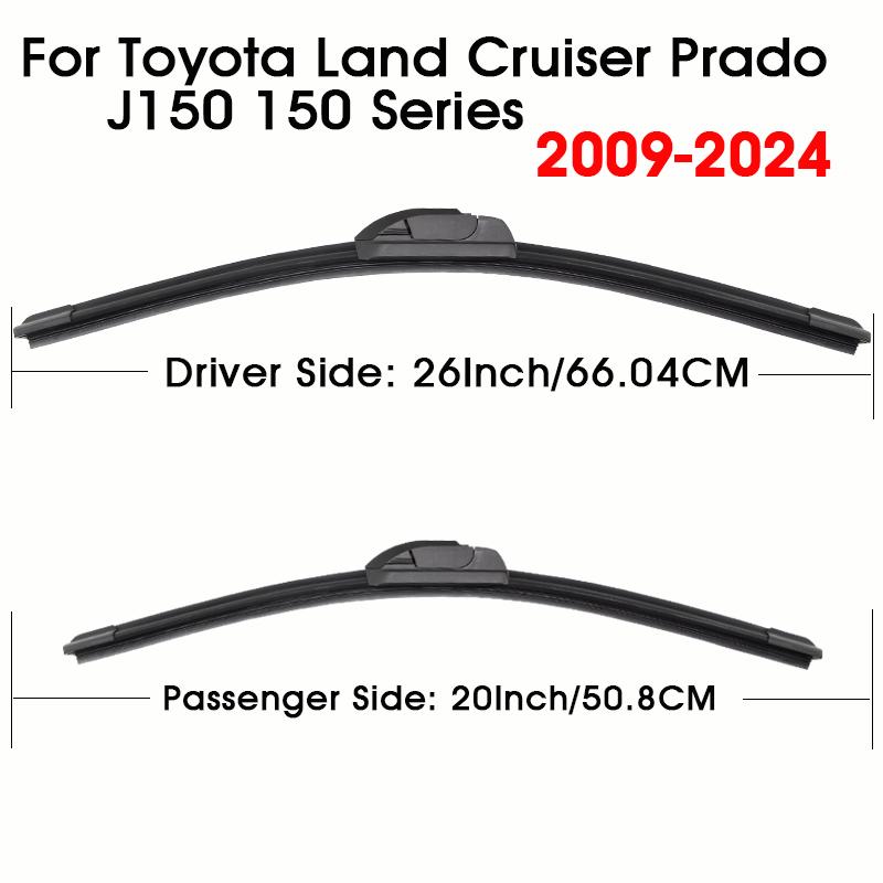 For Toyota Land Cruiser Prado J90 90 J120 120 J150 150 Series 1996-2024 Car Wiper Blade Front Wiper Windscreen Auto Wiper Blades