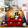 1Pc Snoopy Halloween Mummy Night Rug Office Carpet Indoor Outdoor Doormat Nonslip Soft And Comfortable Living Room Christmas Halloween Gift D91896