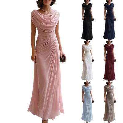 Women's Fashionable Casual Party Elegant Pleated Collar Dress Dress