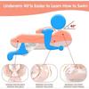 Baby Schwimmring, Baby Schwimmring, Baby Pool Sitz mit Abnehmbarem Verdeck von Bouee Bebe, Aufblasbarer Schwimmring Kinder Schwimmring, Bouee Bebe Pool