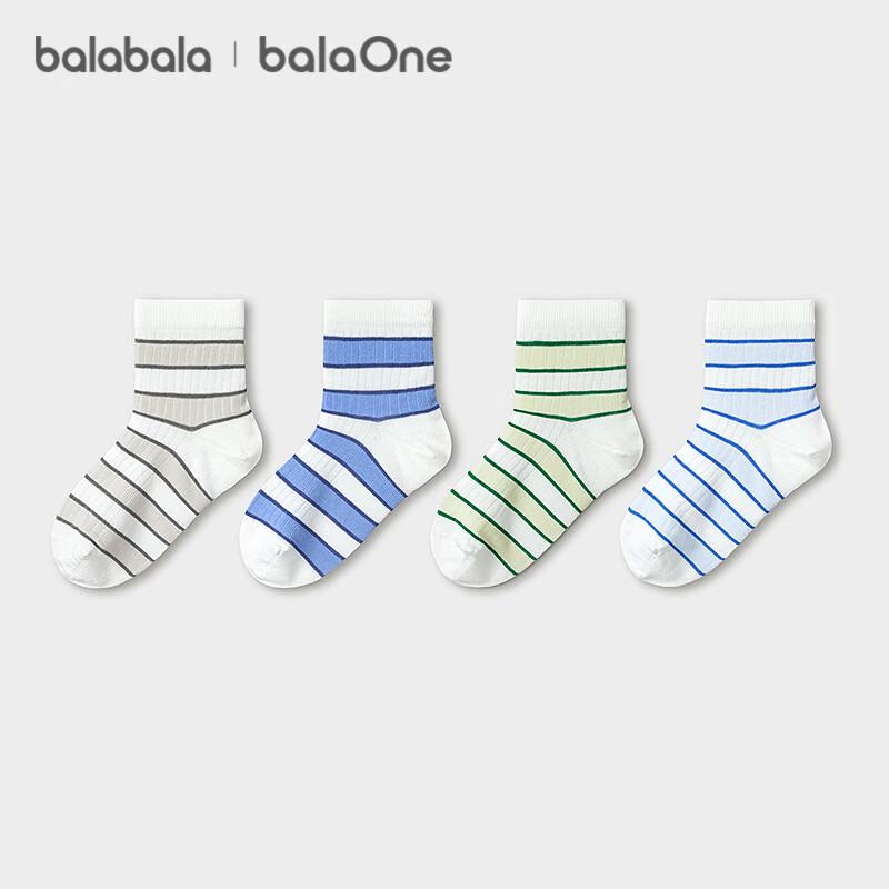 Balabala Kids  Summer Mesh Short Socks (4-Pair Pack) 120