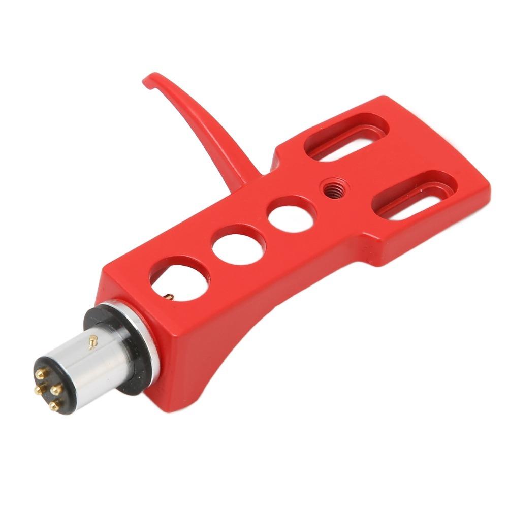 Easy Connection Vinyl Stylus Holder 4 Connection Wires Turntable Headshell Mount For DJ Use