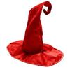 Velvet Halloween Witch Hat Large Witch Costume Hat Comfortable Plush Wizard Hat  Role-Playing