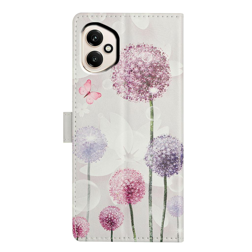 Für Honor 400 5G (Global) Handyhülle mit Musterdruck, Brieftasche, Ständer, Flip-Leder-Handyhülle mit Riemen