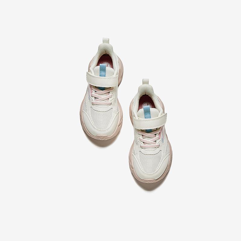 Anta Kids Synthetic Leather Fabric Running Series Trendy Comfortable Versatile Lightweight Shock Absorption Low Top Kids Running Shoes A22439925