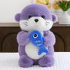 Collection Holding Fish Otter Doll Soft Stuffed Otter Doll Pillow  Children Girls Boys