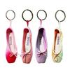 Miniature Ballet Keychain Unisex Ballet Shoe Keyring Decoration for Bags Wallets