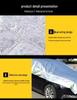 Four-Season Half Car Cover: Heat-Insulating Sunshade with Thickened Aluminum Film