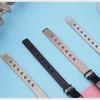 Valentine's Day Adjustable Engraved PVC & Stainless Steel Couple Bracelet