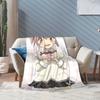 Puella Magi Madoka Magica Blanket Anime Flannel Awesome Soft Throw Blanket for Bedding Lounge Decoration