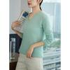 Women's Cashmere V-Neck Long Sleeve Loose Fit Pullover Sweater