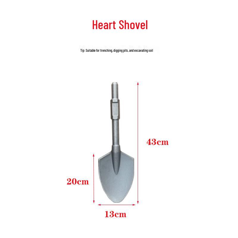 65-95 Large Electric Hammer: Shovel for Digging, Trenching, Excavation, and Transplanting