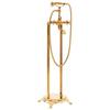 VidaXL Freestanding Bathtub Faucet Stainless Steel 99.5 Cm Golden